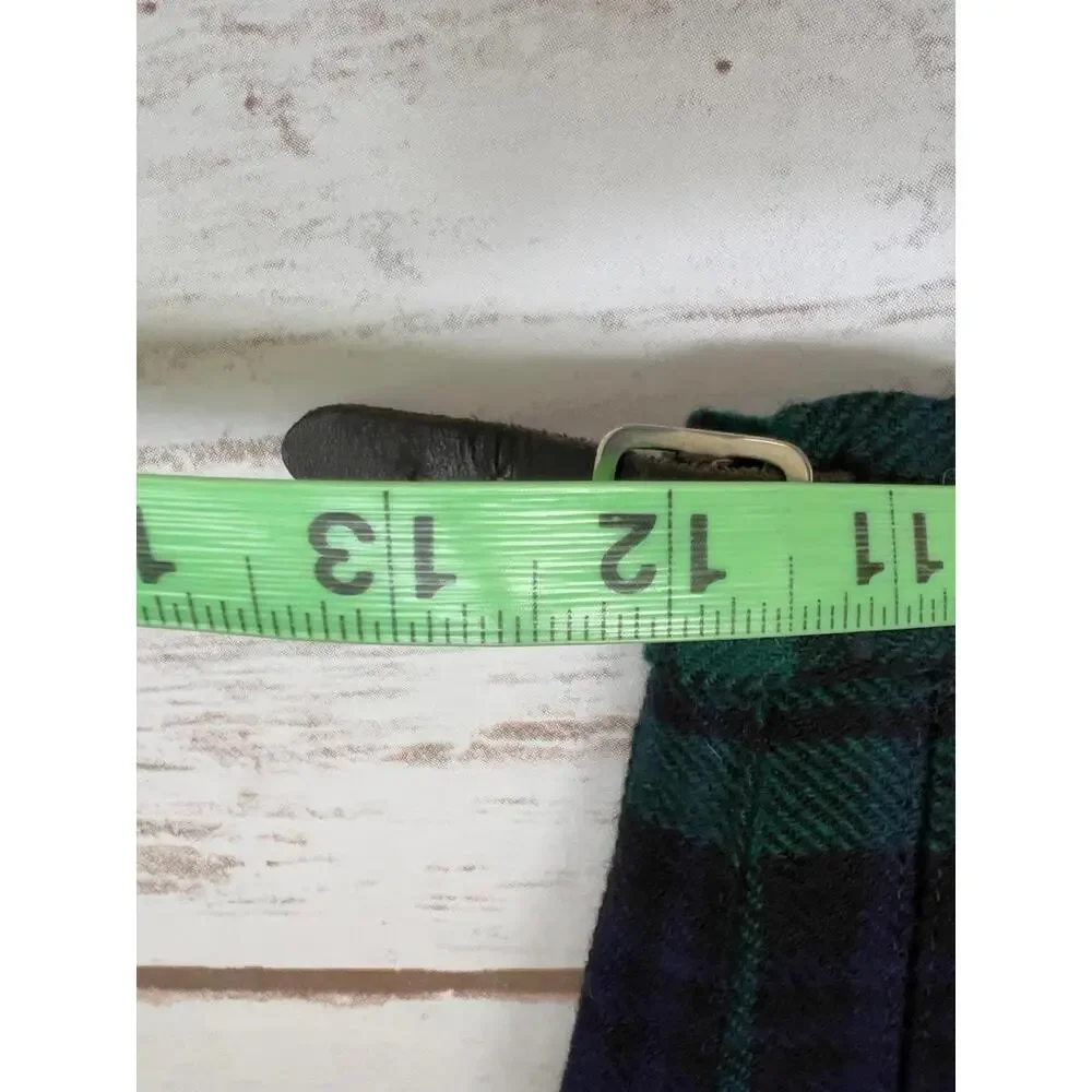 VTG Laired- Porch Pleated‎ Tartan Unisex Skirt with Adjustable Leather Straps